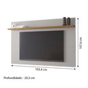 Ver imagem 3 de Painel Para TV Até 60 Polegadas 1,60m NT 1190 Freijó / Off White Notável