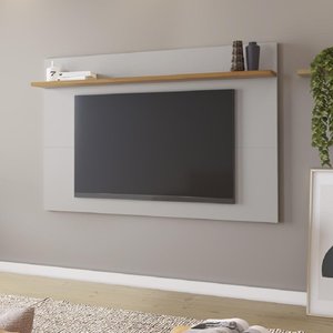 Painel Para TV Até 60 Polegadas 1,60m NT 1190 Freijó / Off White Notável