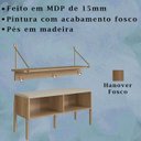 Ver imagem 3 de Conjunto Sapateira Banco e Prateleira Hanover Artesano