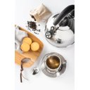 Ver imagem 2 de KIT PARA CHA E CAPUCCINO EM ACO INOX ACABAMENTO BRILHO COM X