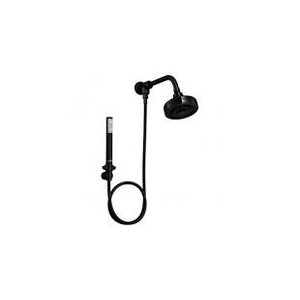 Kit de Chuveiro Deca com Desviador e Ducha Manual Acqua Plus Black Matte - 1990.bl.std.kit.mt