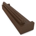 Ver imagem 6 de Sofá Retrátil 8 Lugares 524cm 4 Módulos Nero com Usb Couro Manchado G52 - Gran Belo