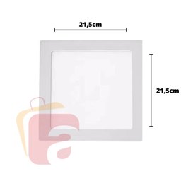 Painel Led Branco 24w 6000k Quadrado 30x30cm Sobrepor Led Planet - 3