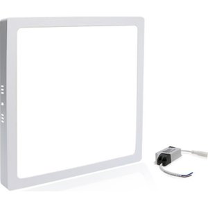 Painel Led Branco 24w 6000k Quadrado 30x30cm Sobrepor Led Planet
