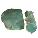 Ver imagem 1 de Quartzo Verde Bandeja + Porta Copos Banho Dourado