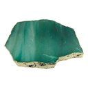 Ver imagem 2 de Quartzo Verde Bandeja + Porta Copos Banho Dourado