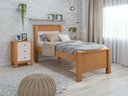 Ver imagem 7 de Cama Solteiro Athenas - Lopas Amendoa Clean/off White