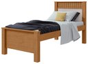 Ver imagem 1 de Cama Solteiro Athenas - Lopas Amendoa Clean/off White