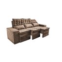 Ver imagem 7 de Sofá 3 Lugares Retrátil e Reclinável Cama inBox Senses 2,00m Velusoft Castor