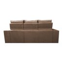 Ver imagem 6 de Sofá 3 Lugares Retrátil e Reclinável Cama inBox Senses 2,00m Velusoft Castor