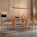 Ver imagem 2 de Mesa Noronha 180cm Tampo Laminado Barril com 6 Cadeiras Munique