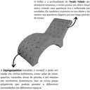 Ver imagem 5 de Recamier Divã Espreguiçadeira para Sala e Cliníca Estética Antonella Veludo Cinza