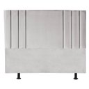 Ver imagem 1 de Cabeceira Cama Box King Estofada Grécia 160 Cm Suede:cinza Claro