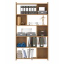 Ver imagem 3 de Kit Escritório Home Office com Escrivaninha 4 Gavetas e Estante