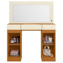 Ver imagem 5 de Penteadeira Camarim com Espelho Studio Beauty A02 Off/cinamomo - Mpozenato