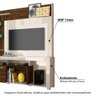 Rack com Painel Ícaro P/tv de até 50 - Off White/savana - 2