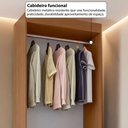 Ver imagem 5 de Closet Solteiro Andorra 2 Gavetas Freijó/Branco - Pnr Móveis