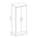 Ver imagem 2 de Armário Multiuso 2 Portas Vega Branco