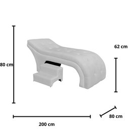 Maca Estofada Estética Botonê 80 Cm Sobrancelha Cilios - 3