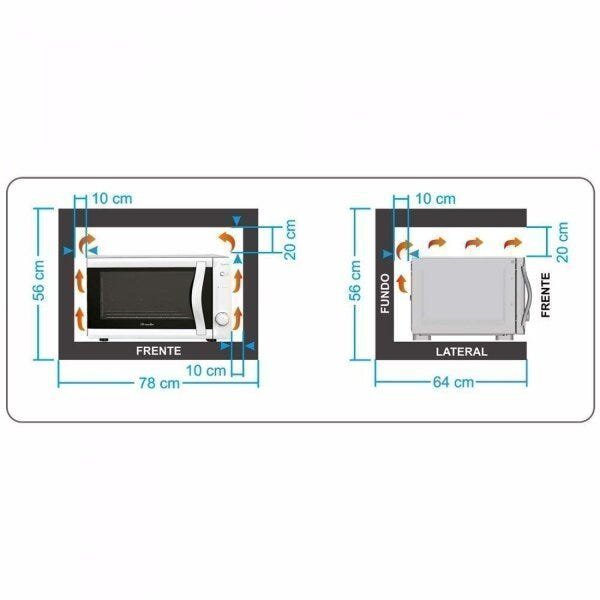 Forno Elétrico de Bancada 44 Litros Fratello Mueller 220V Preto - 4