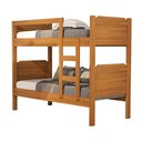 Ver imagem 1 de Beliche Mdf Infantil com Escada e Grade Protetora: Nature