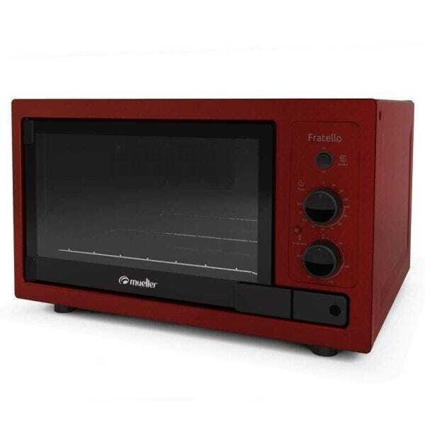 Forno Elétrico de Bancada 44 Litros Fratello Mueller 127V Vermelho - 3