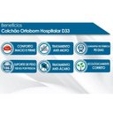 Ver imagem 3 de Colchão Solteiro Ortobom Hospitalar Impermeável D33 Napa Azul (88x188x12) - 