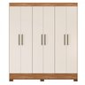 Guarda Roupa Casal 06 Portas 2 Gavetas Verso - 4