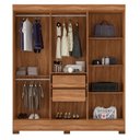 Ver imagem 3 de Guarda Roupa Casal 06 Portas 2 Gavetas Verso