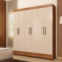 Ver imagem 2 de Guarda Roupa Casal 06 Portas 2 Gavetas Verso