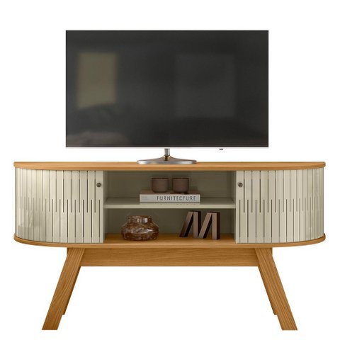 Bancada Atlanta Tvs até 55” Cumaru Opala 509140 Madetec