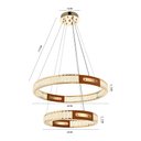 Ver imagem 5 de Lustre Pendente Nordecor Gulty 2898 Ouro Brilho Led Bivolt