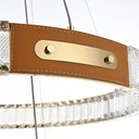 Ver imagem 3 de Lustre Pendente Nordecor Gulty 2898 Ouro Brilho Led Bivolt