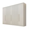 Guarda Roupa Oxford 6 Portas 4 Ripadas 4 Gavetas Mdf - Mademarcs - 1