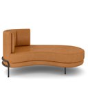 Ver imagem 6 de Sofá Chaise Longue Sala de Estar Living Lucca Direito D02 Couríssimo Whisky B-90 - Lyam Decor