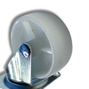 Ver imagem 7 de Rodízio Rodinha Giratório Placa Base Aço Fixo Roda Nylon Diâmetro 50mm 2" Altura 55mm