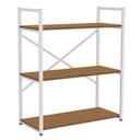 Ver imagem 1 de Estante Baixa 3 Prateleiras 87x72 Cm Li007 Canela Branco Kpb
