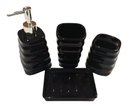 Ver imagem 1 de Kit 4pçs Banheiro Lavabo Modelagem 3d Premuim Cerâmica Luxo