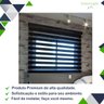 Persiana Cortina Double Vision Zebra Cor Preto - 1,40m X 1,40m Altura - Sala Escritório Quarto - Fác - 3