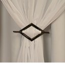 Ver imagem 2 de Cortina Blackout em Tecido com Voil 4,00m X 1,80m Bloqueia 90% Luz Sala e Quarto:avelã