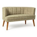 Ver imagem 2 de Sofá Namoradeira Confortável para Sala de Estar Tecido Veludo Luxo