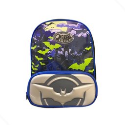 Mochila Bolsa Infantil Menino Costas Darkbat:azul - 2