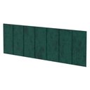Ver imagem 5 de Kit Quarto Casal 2 Mesas de Cabeceira Arruna Mdf 2 Gavetas e Cabeceira Casal 1,40 Autocolante -
