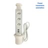 Torre Embutir Móveis 3 Tomadas de 20a Cada 2 Usb-a Branca - 5