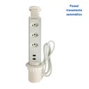 Ver imagem 5 de Torre Embutir Móveis 3 Tomadas de 20a Cada 2 Usb-a Branca