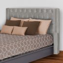 Ver imagem 2 de Cabeceira de Cama Box Estofada 195 Cm King Linho Emma