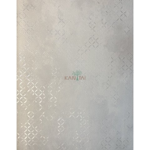 Papel de Parede Kantai Poet Chart 4 - Geométrico Moderno Cinza (com Brilho)