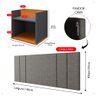 Kit 2 Mesinhas Madri Nicho Apoio Cama Cabeceira Luana Aérea Fixa Parede Decoração Quarto Casal - 7