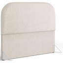 Ver imagem 2 de Cabeceira Cama Box Queen 160cm Orgânica Lanna W01 Linho Cru - Lyam Decor