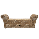 Ver imagem 3 de Recamier Puff Baú Sapateira com Braços e Gaveta 1,38 Cm para Cama Box Padrão - Animal Print